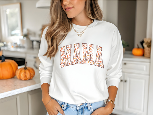 Herbst Vibes Mama Rundhalsausschnitt