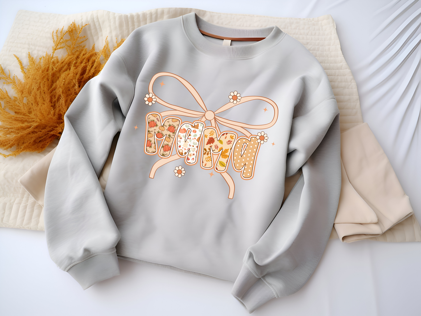 Pumpkin Spice Mama Herbst-Rundhalsausschnitt