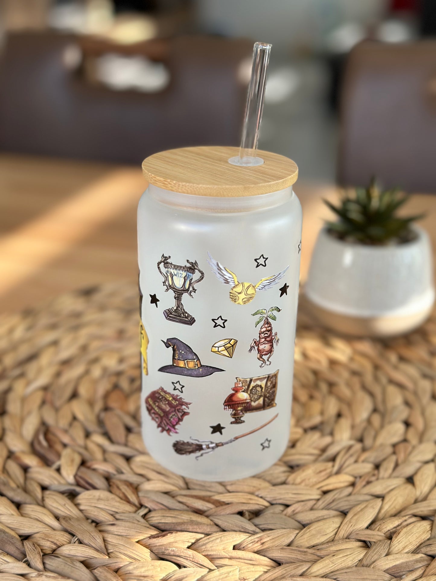 Hufflepuff Hogwarts House Glasbecher