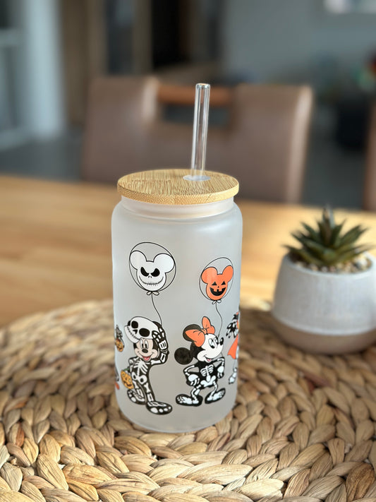 Mickey & Friends Spooky Vibes Glass Cup