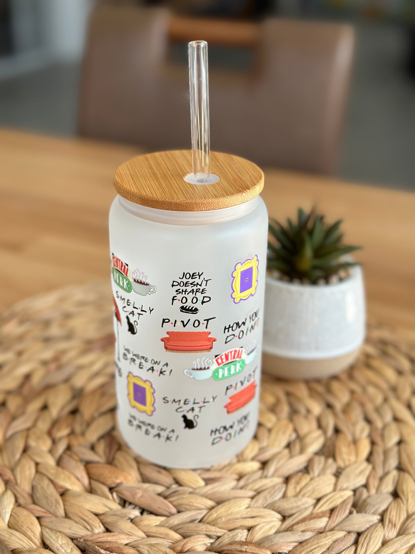 I'll Be There For You Glass Cup