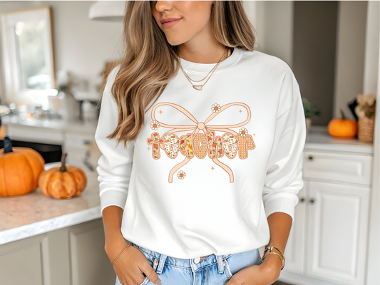Teach Love Herbst-Rundhalsausschnitt