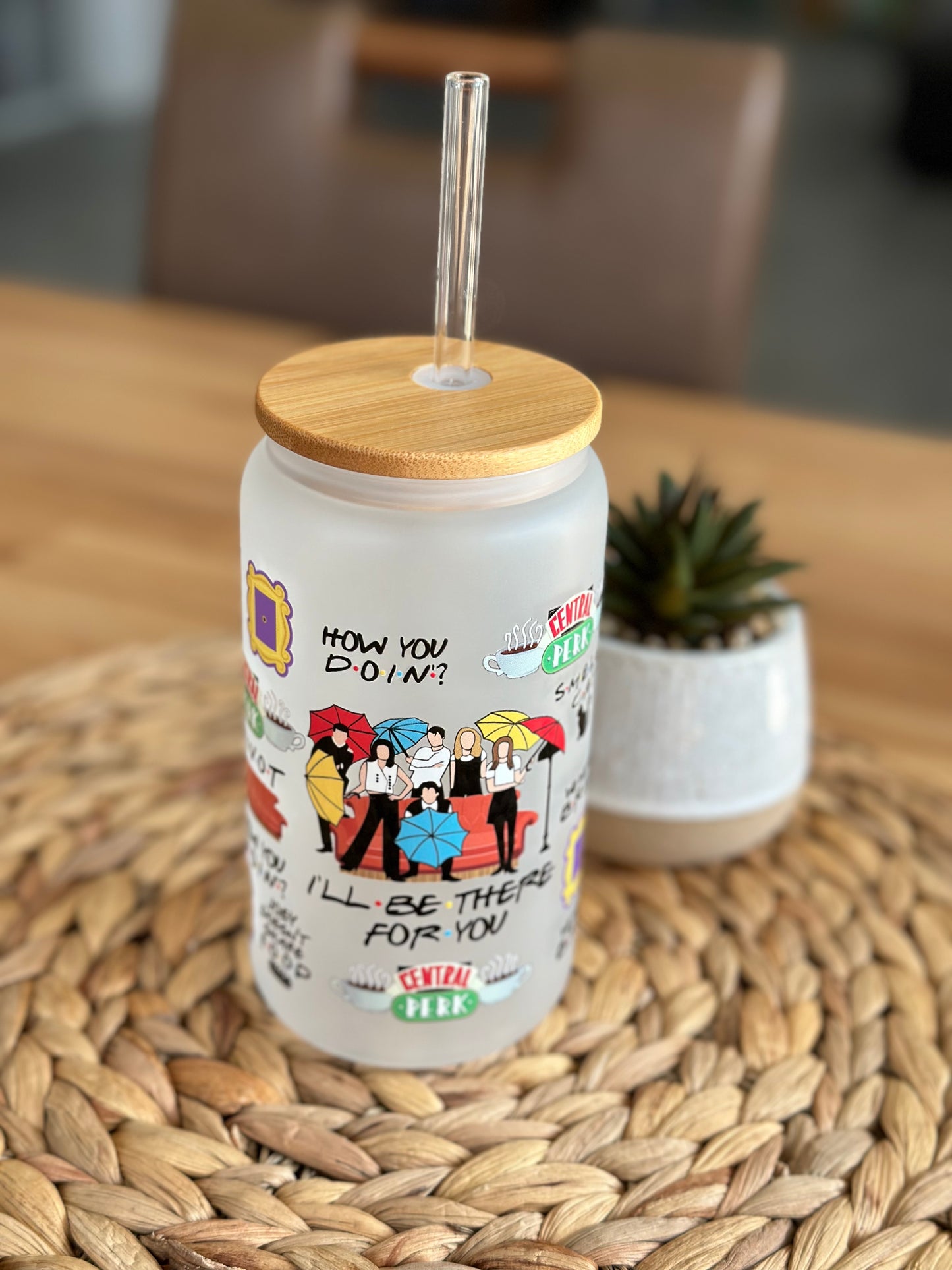 I'll Be There For You Glass Cup