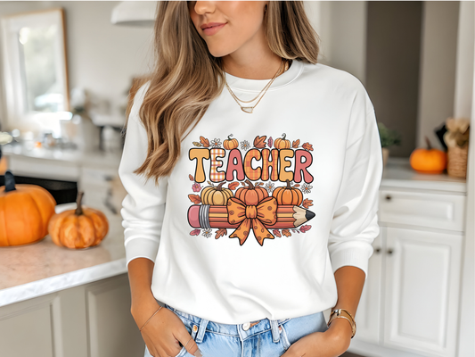 Gemütlicher Herbst-Crewneck für Lehrer