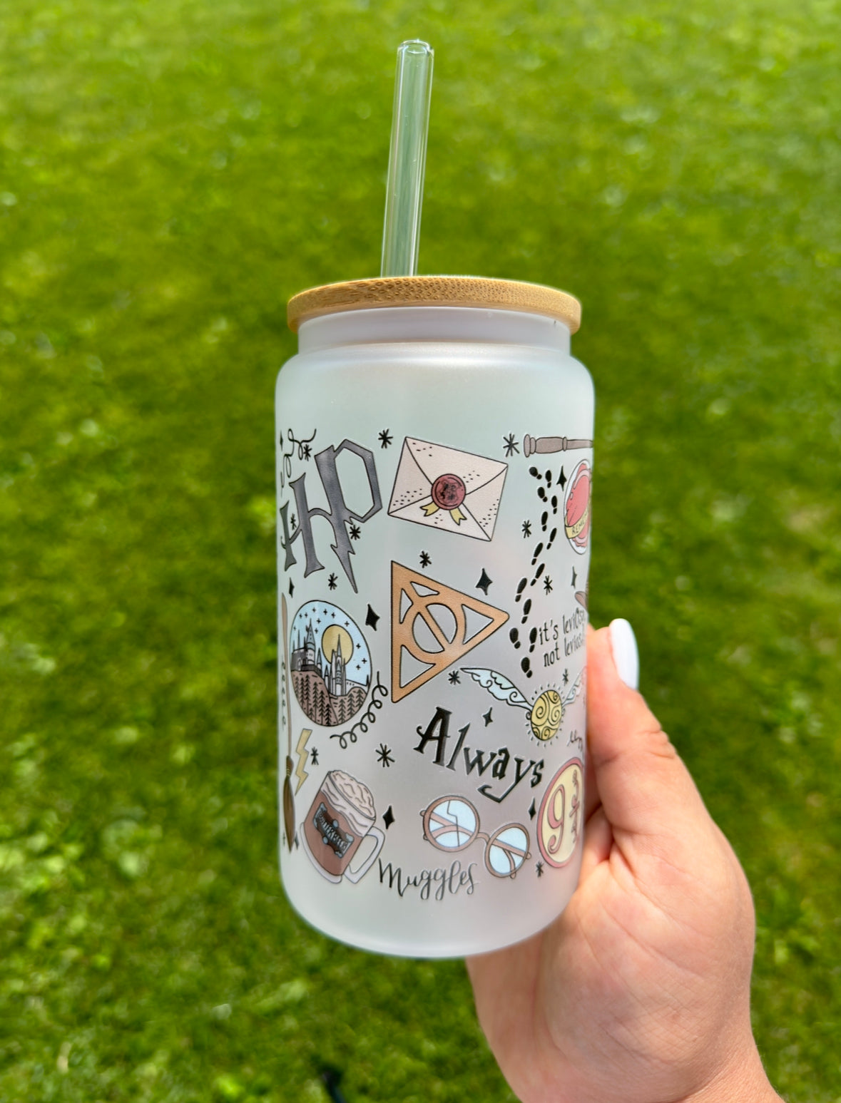 Harry Potter Glass Cup