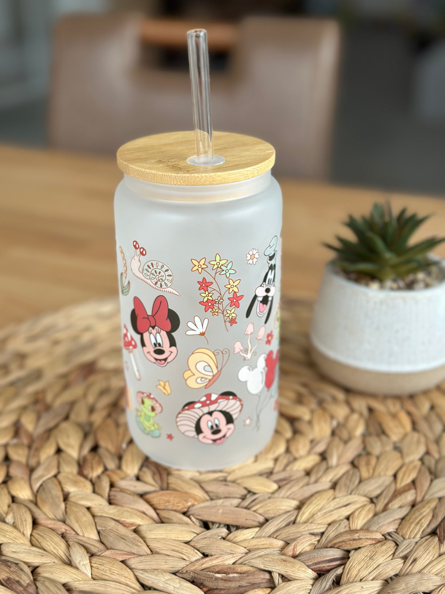 Mickey's Retro Garden Glasbecher