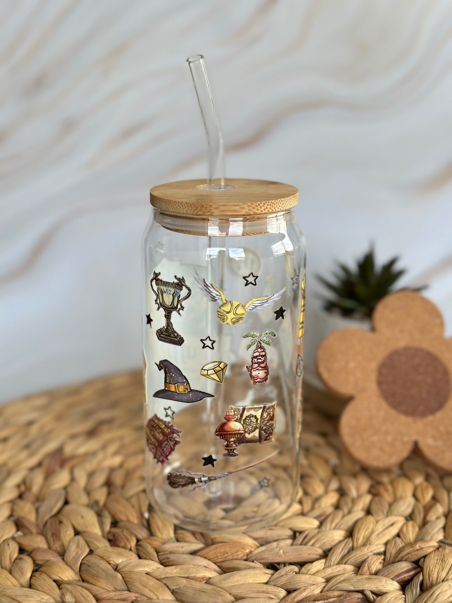 Hufflepuff Hogwarts House Glasbecher
