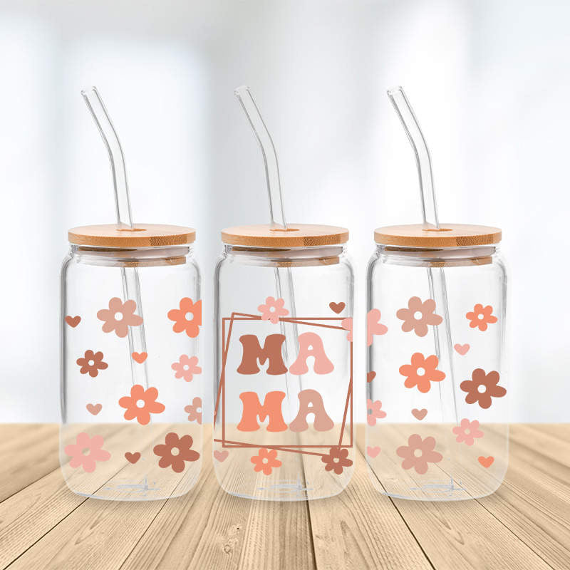 Mama Floral Glastasse