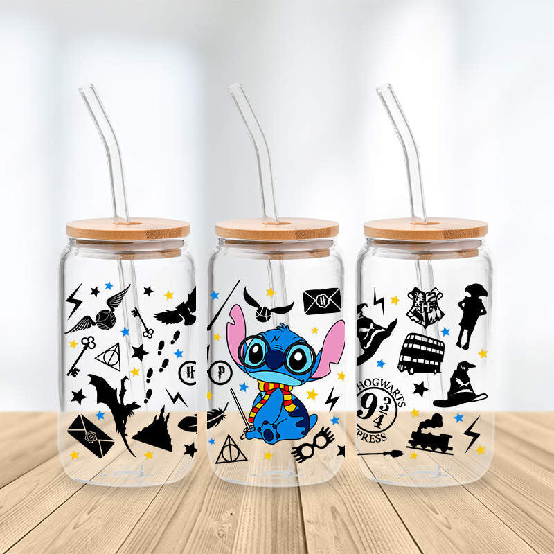 Wizard Stitch Glass Cup