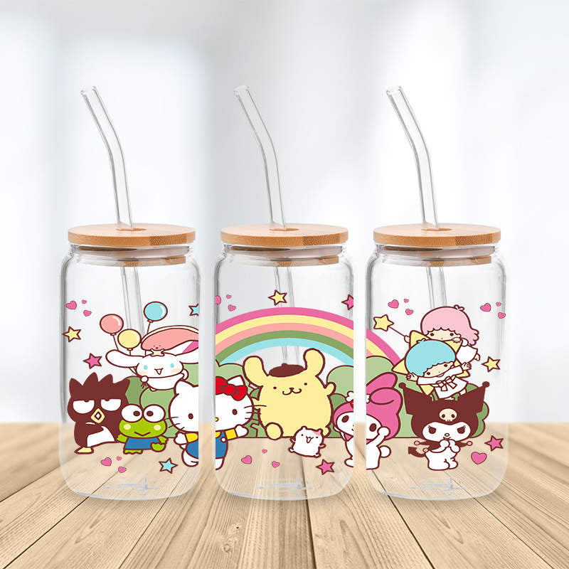 Sanrio Characters Glass Cup