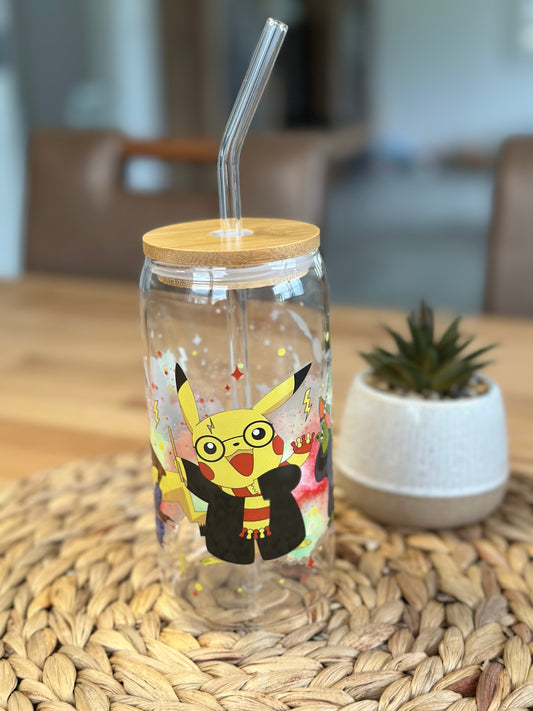Enchanted Hogwarts Trio Glasbecher