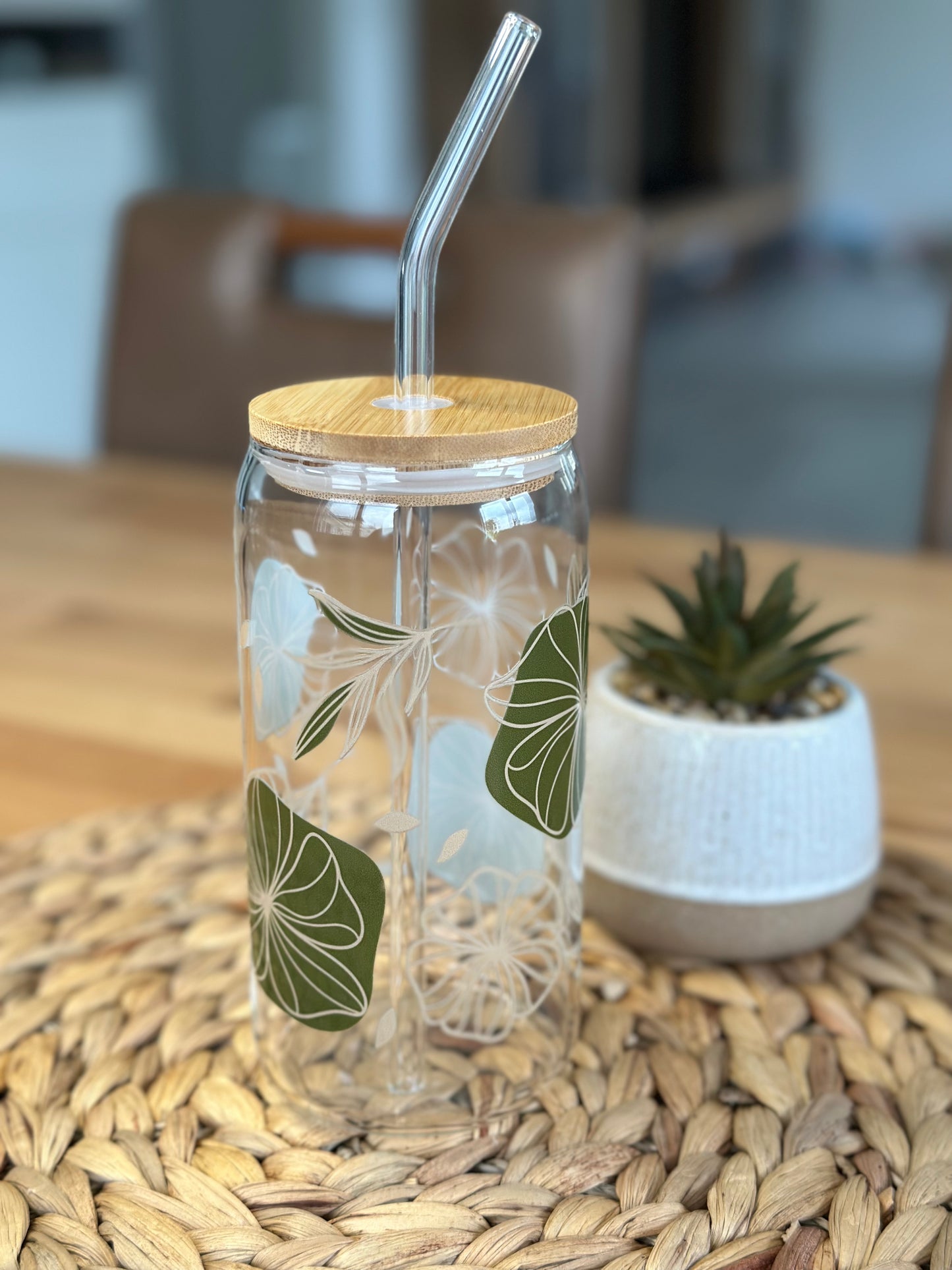 Enchanted Forest Blooms Glasbecher