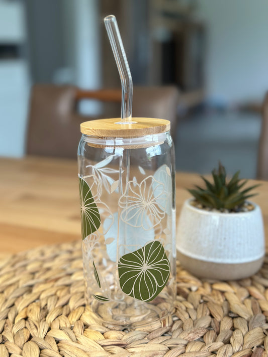 Enchanted Forest Blooms Glasbecher