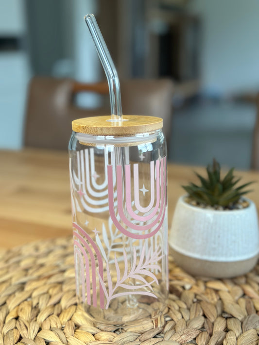 Rainbow Boho Bliss Glasbecher