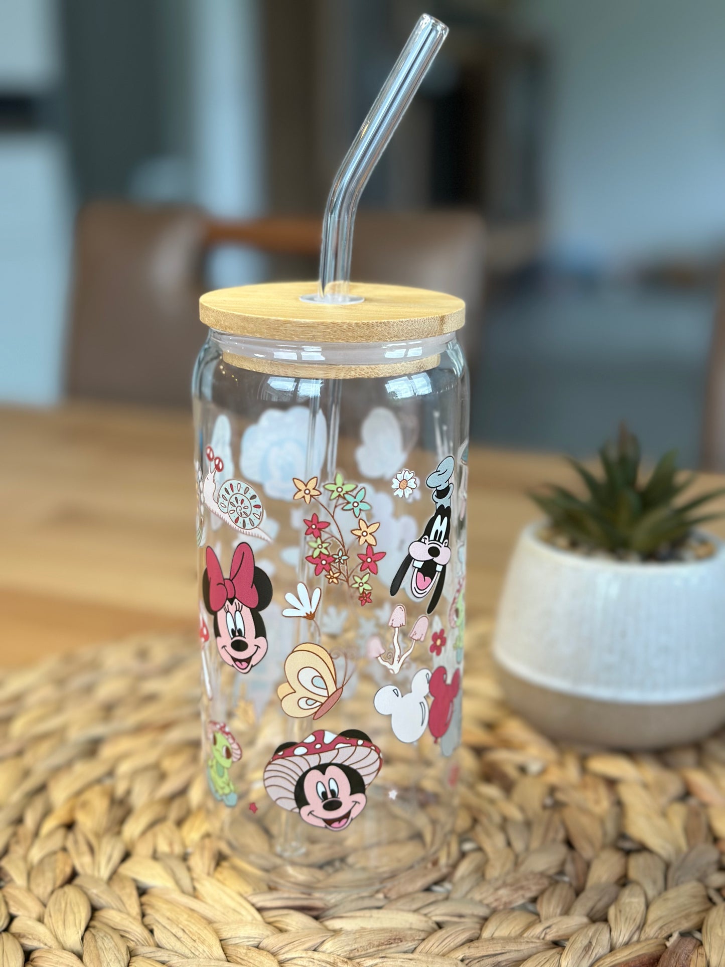 Mickey's Retro Garden Glasbecher
