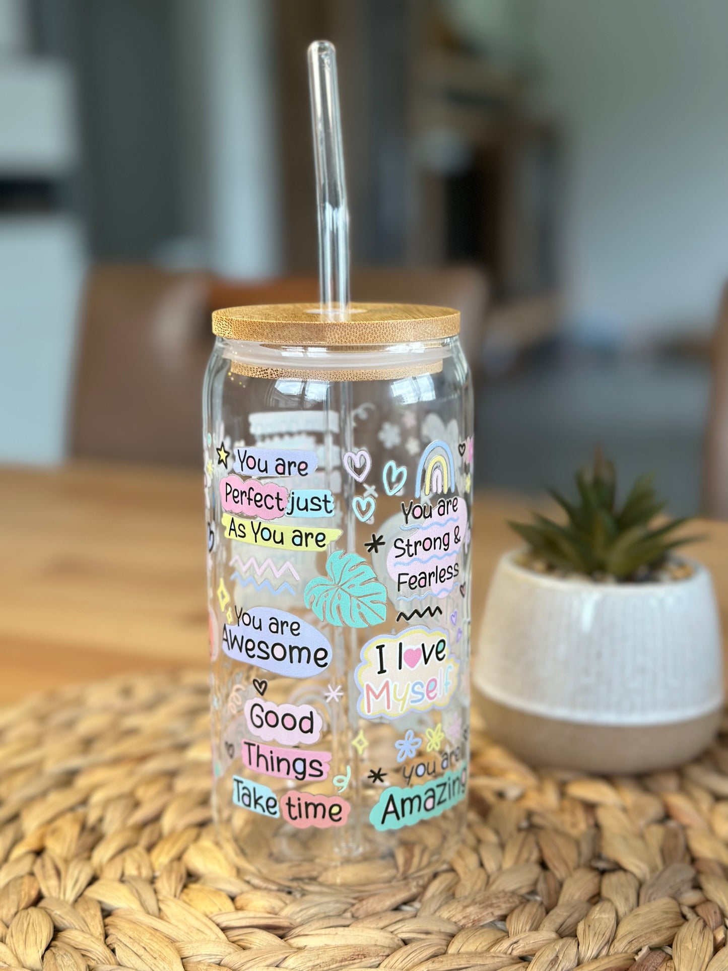 Cup of Positivity Glasbecher
