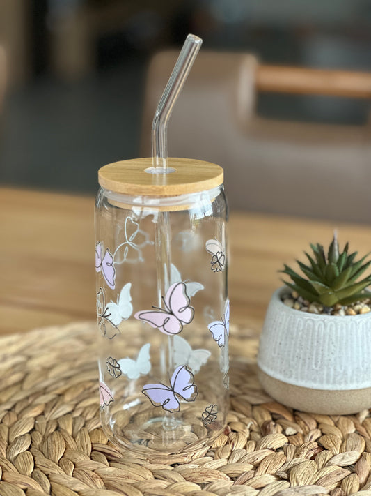Butterfly Bliss Glasbecher