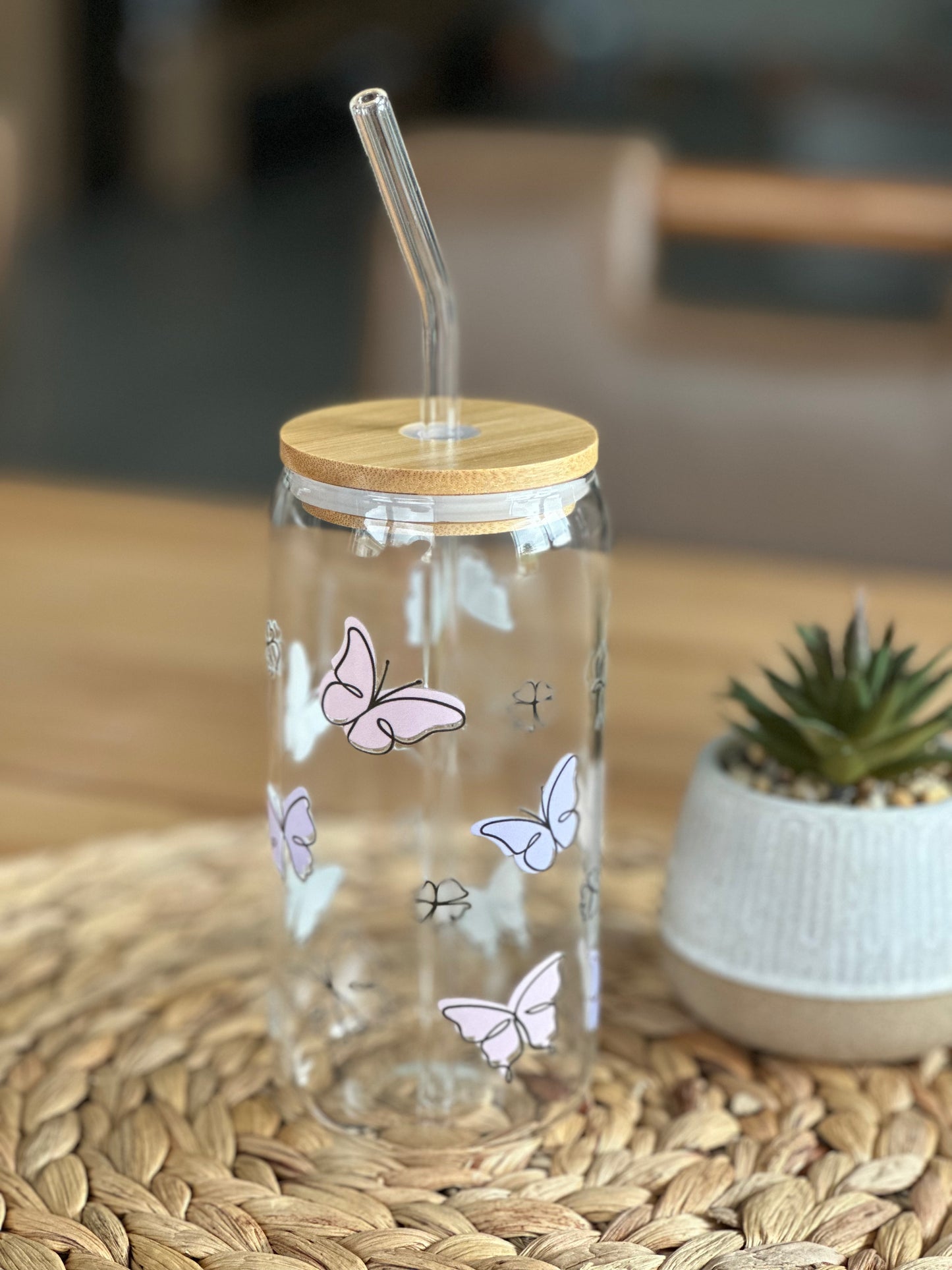 Butterfly Bliss Glasbecher