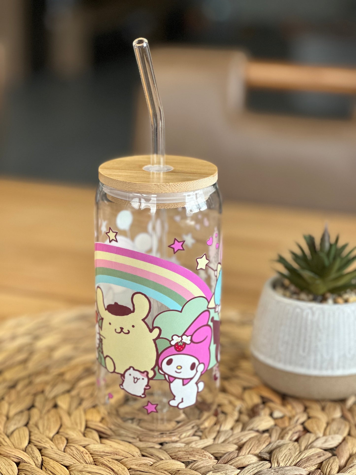 Sanrio Characters Glass Cup