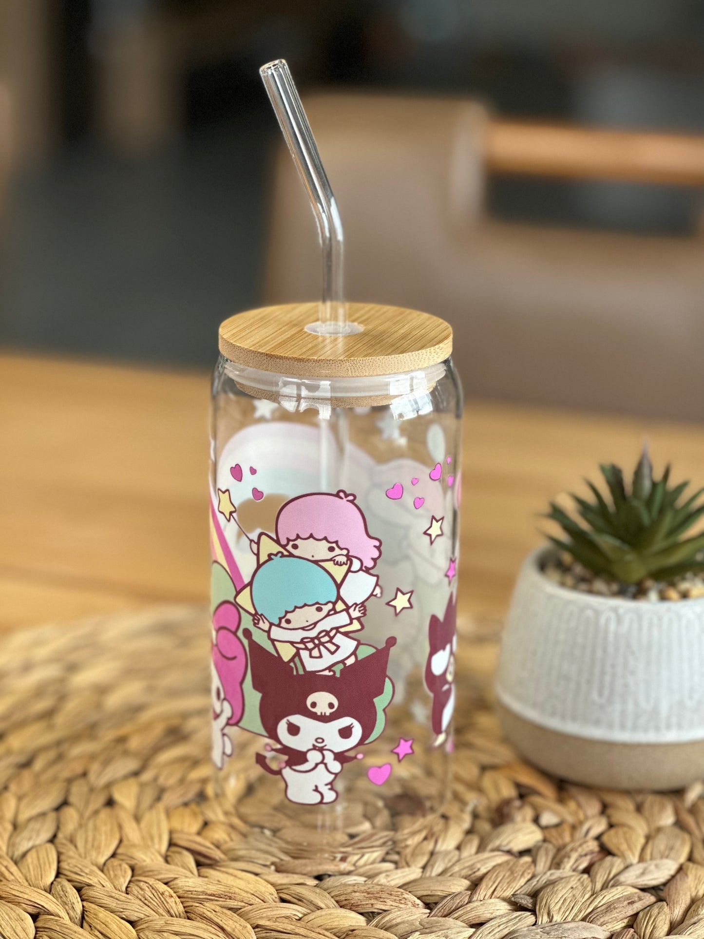 Sanrio Characters Glass Cup
