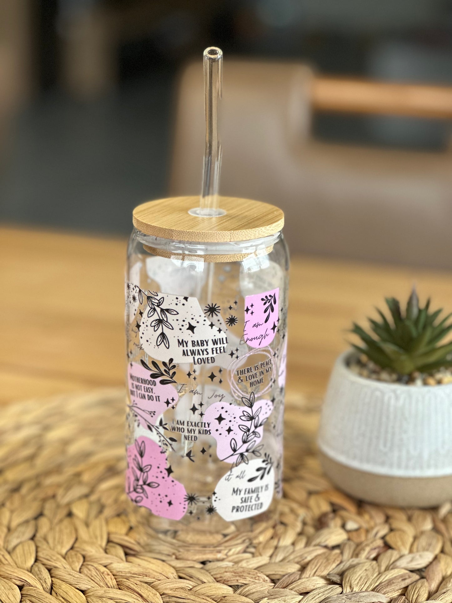 Mommy Reminders Glass Cup