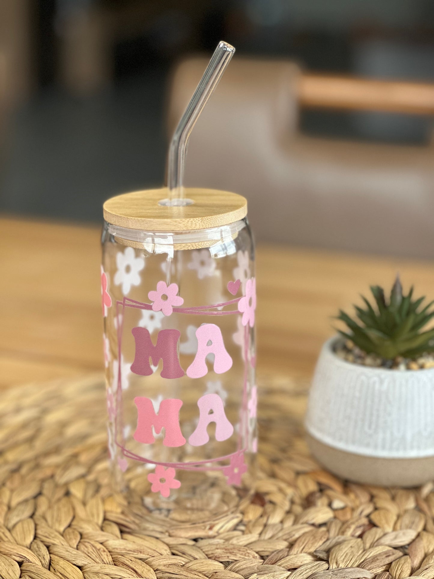 Mama Floral Glastasse
