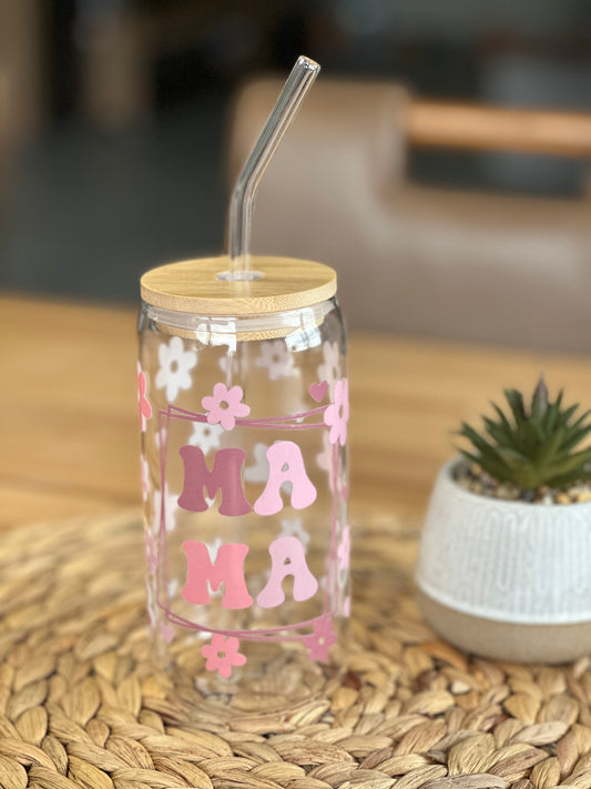 Mama Floral Glastasse