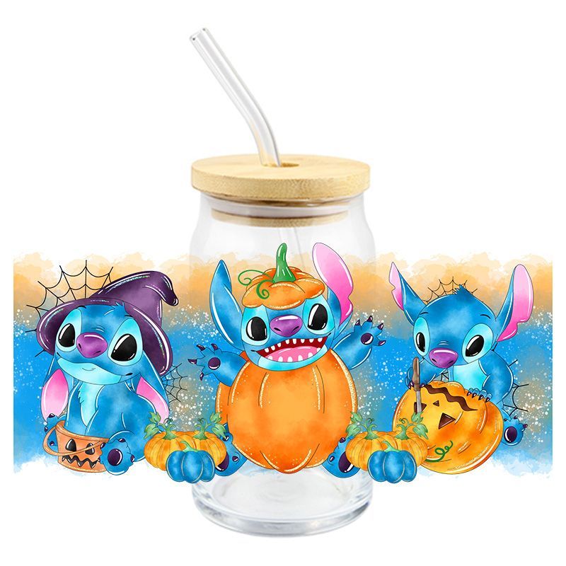 Stitch-o'-Laternen-Glasbecher