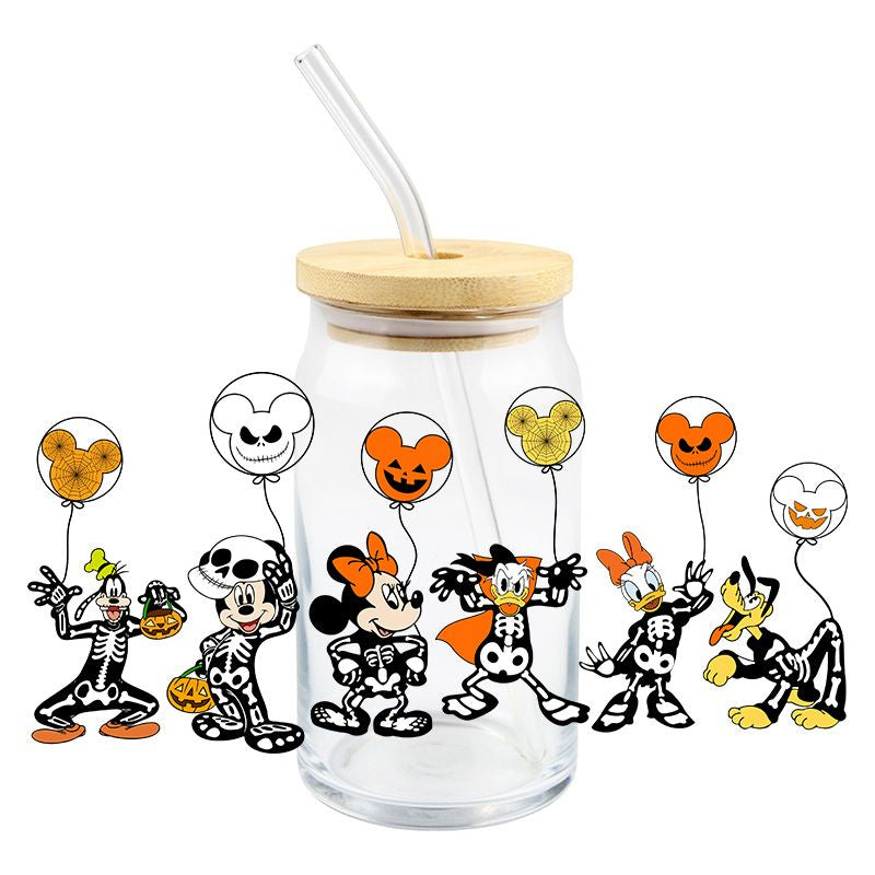 Mickey & Friends Spooky Vibes Glass Cup
