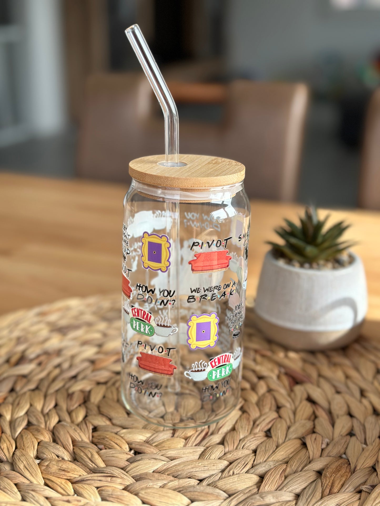 I'll Be There For You Glass Cup
