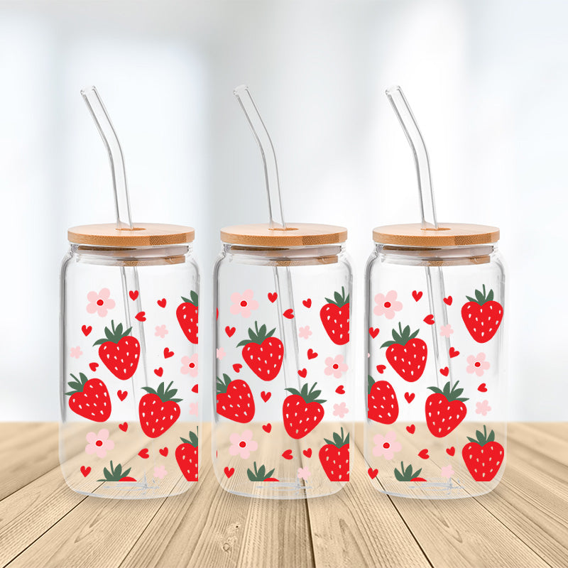 Strawberry Blossom Delight Glasbecher