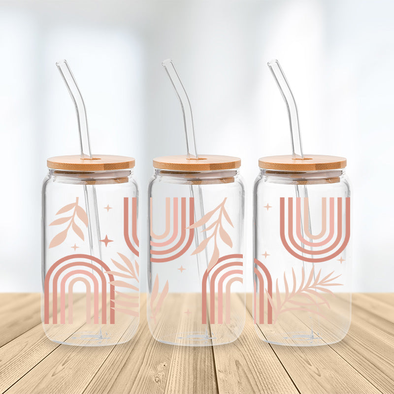 Rainbow Boho Bliss Glasbecher