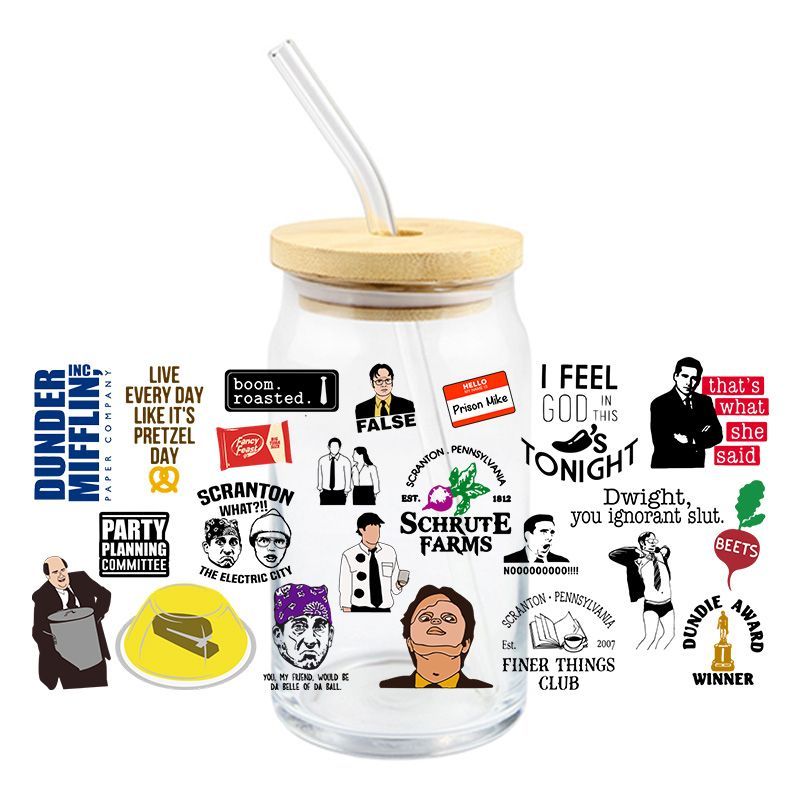 The Office Glass Cup