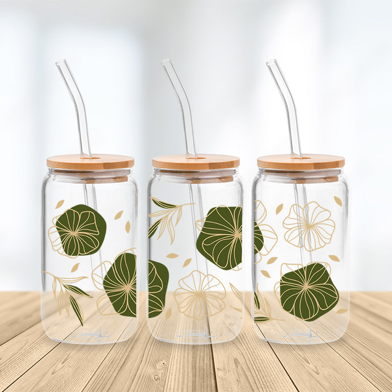 Enchanted Forest Blooms Glasbecher