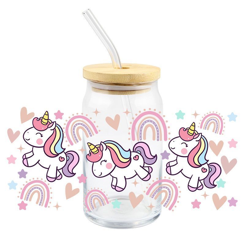 Unicorn Glass cup for Kids
