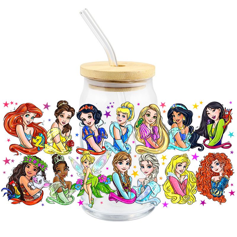 Princess Glass cup for Kids