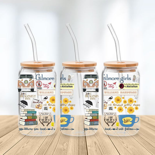 Gilmore Girls Glass Cup