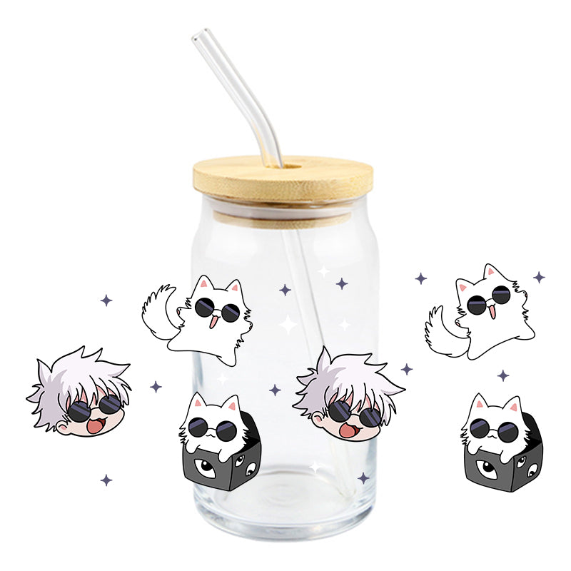 Gojo Cat Glass Cup