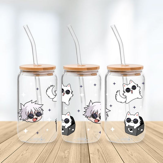Gojo Cat Glass Cup
