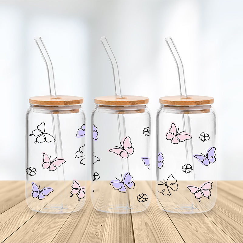 Butterfly Bliss Glasbecher