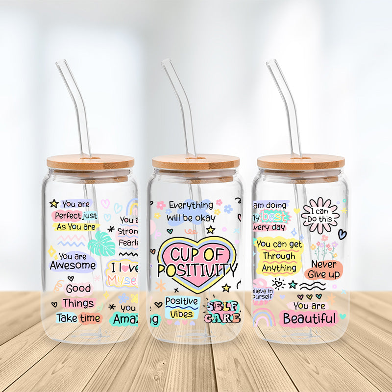 Cup of Positivity Glasbecher