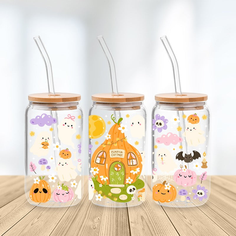 The Enchanted Cottage Glass Cup **PREORDER**