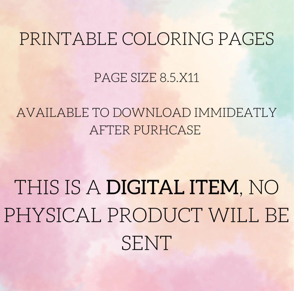 Easy Farm Animal Coloring pages for Toddlers/Kids, Printable Coloring pages for Kids, Farm Animal Birthday Party Activity, Coloring Book PDF