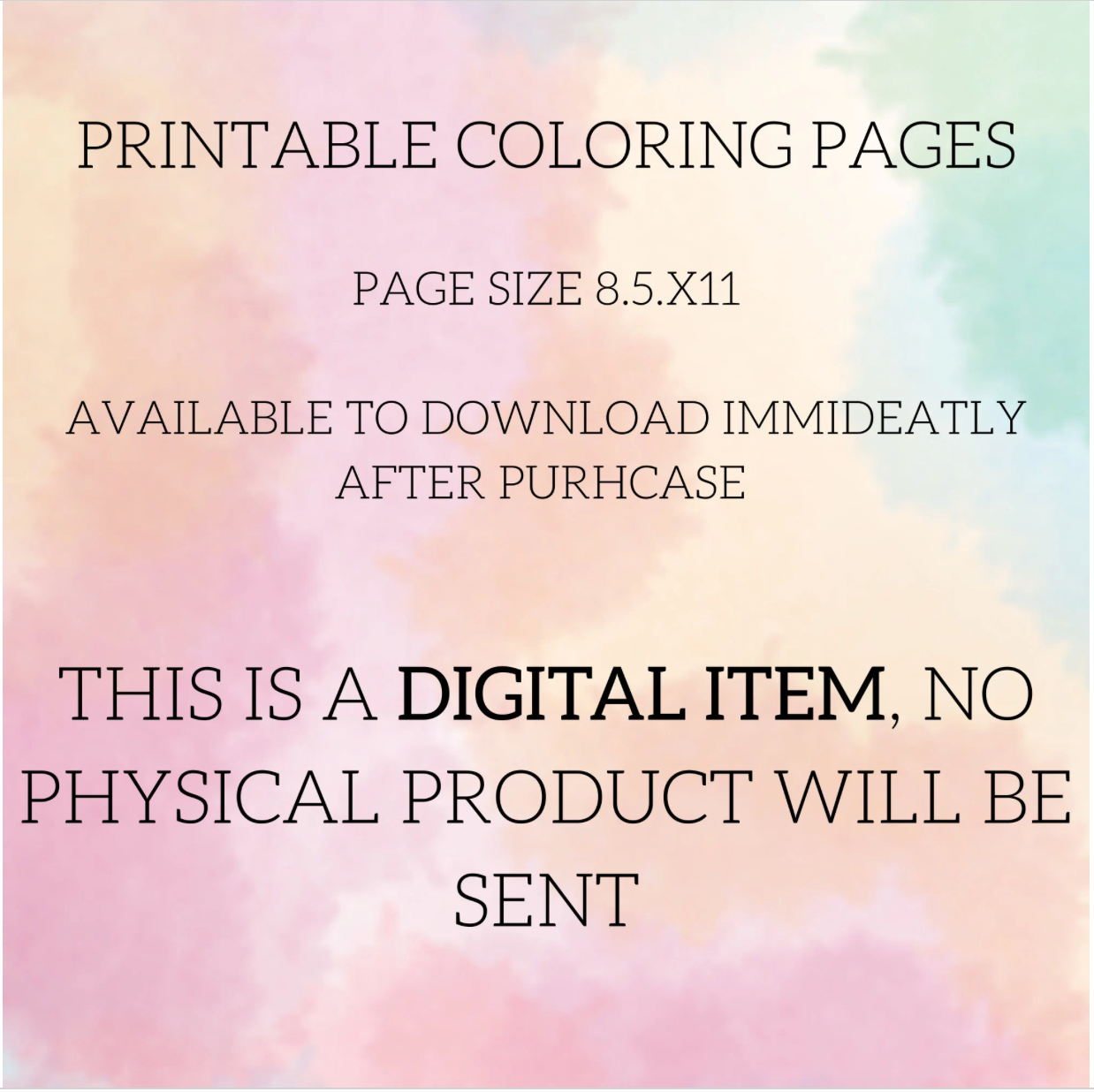 Caticorn Coloring pages for Kids, Unicorn printable coloring pages for kids, Cat Kids coloring book, homeschool printable, Kawaii coloring