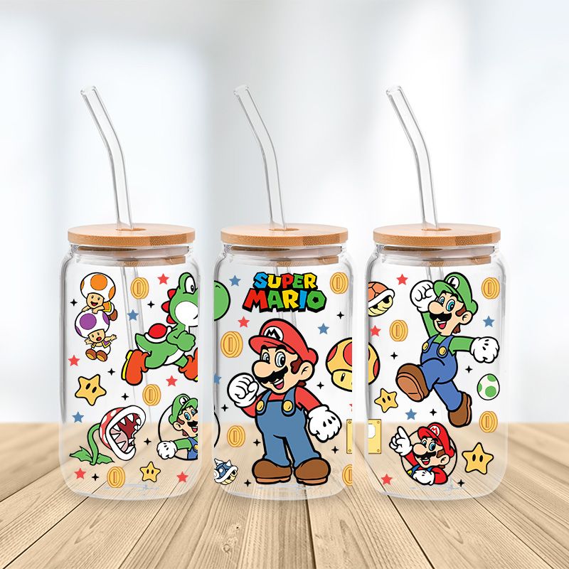 Super Mario Glasbecher