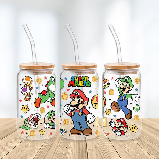 Super Mario Glasbecher