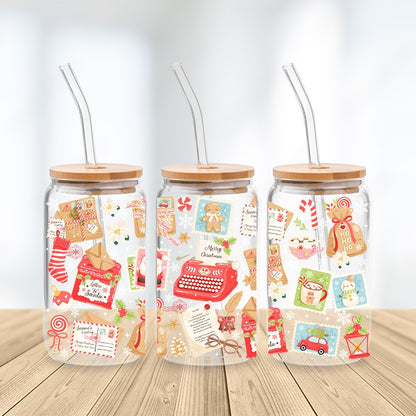 Letters to Santa Glass Cup **PREORDER**