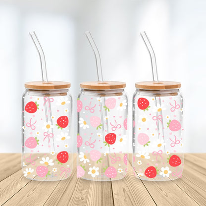 Sweet Berry Glass Cup
