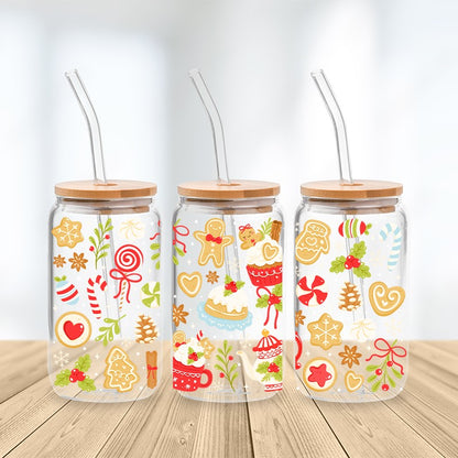 Sweet Holiday Dreams Glass Cup **PREORDER**