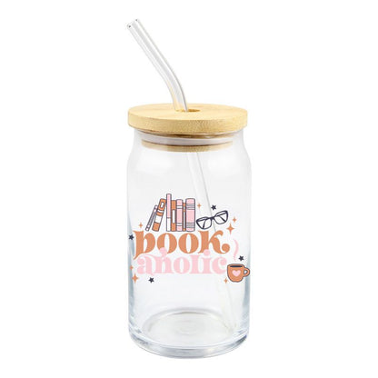 Bookaholic Glass Cup